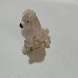 Ceramic Poodle Figurine